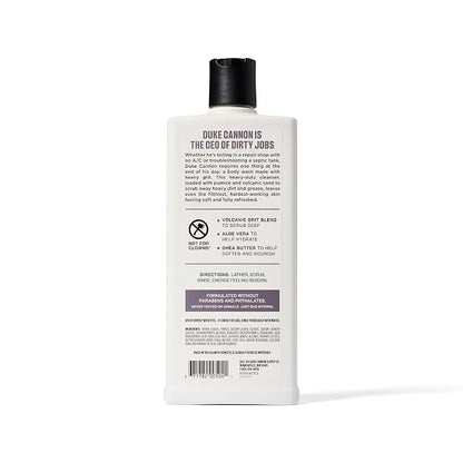 Duke Cannon Heavy Grit Body Wash - Deep Cleaning, 18oz | Industrial Strength Formula for Men, Refreshing Scent, Tough on Dirt & Sweat, Clean Skin & Invigorating Cleanse