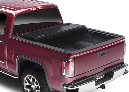 RealTruck BAK BAKFlip FiberMax Hard Folding Truck Bed Tonneau Cover | 1126133 | Fits 2020 - 2026 Chevy/GMC Silverado/Sierra 2500/3500 6' 10" Bed (82.2")