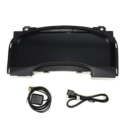 15.1 Inch Car Digital Cluster Gauge Replacement for GMC Yukon/Chevrolet Tahoe Silverado 2007-2012 Liquid Crystal Instrument Panel Automotive Dashboard Speedometer Screen Virtual Cockpit Head Unit