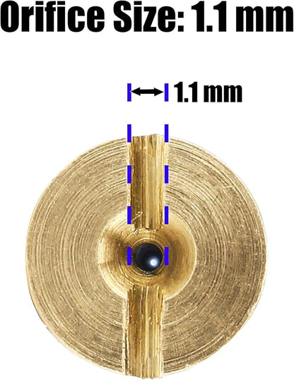 RIDGE WASHER 1.1 mm Foam Cannon Orifice Nozzle, Universal Thread Tips for Snow Foam Lance, 2 Pack