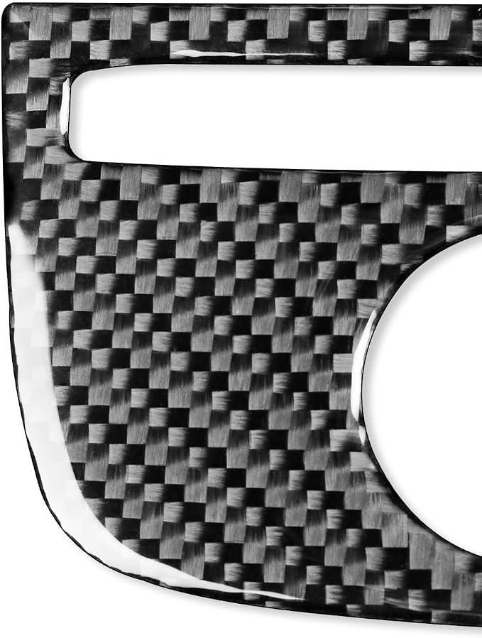 Real Premium Carbon Fiber Compatible with Audi A3 S3 RS3 8V 2013 2014 2015 2016 2017 2018 2019 Car Rear Center Console air Conditioning Vents Decor Cover Auto Interior Accessories Black