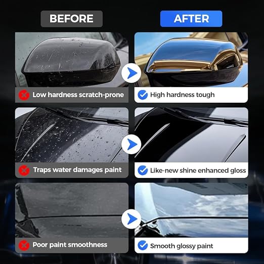 Ceramic Coating for Cars Graphene Spray 9h Ceramic Coating for Automotive Paint Protection Professional Detailing Supplies Long Lasting Anti Static Easy Apply