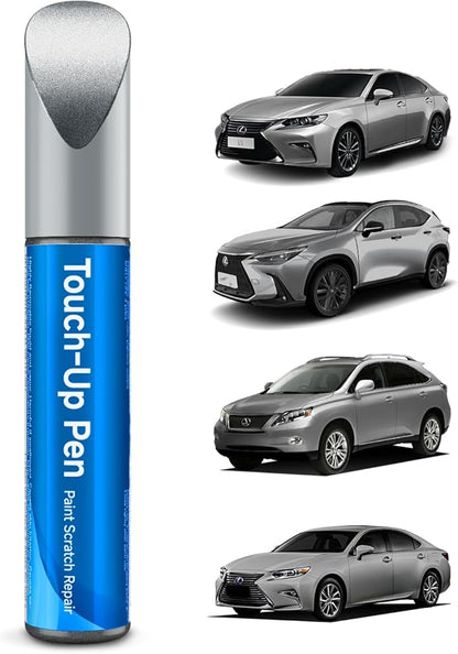 1J7 Atomic Silver Metallic Touch Up Paint Compatible with Lexus Exact Match Touch Up Paint Car Scratch Repair