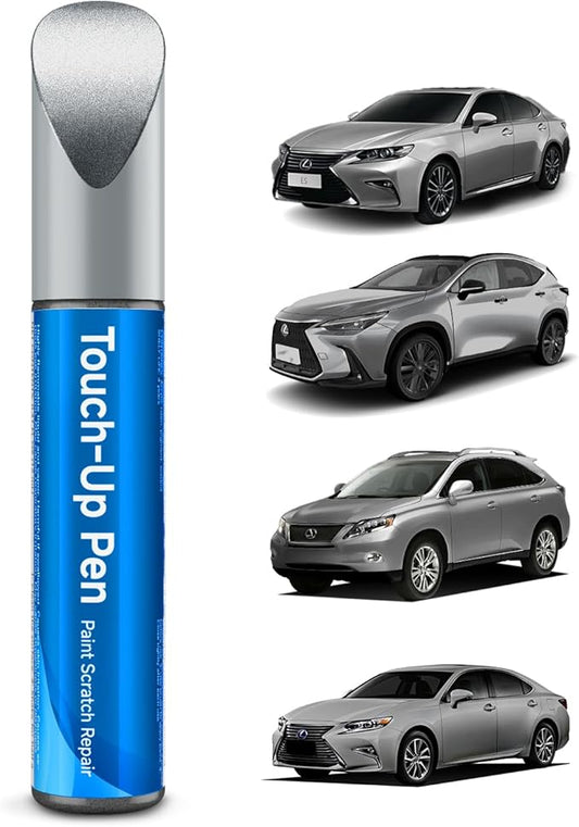 1J7 Atomic Silver Metallic Touch Up Paint Compatible with Lexus Exact Match Touch Up Paint Car Scratch Repair