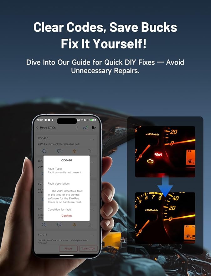 TOPDON TopScan Lite OBD2 Bluetooth Scanner, Bi-Directional All System Diagnostic Tool with AI Assistant, 8 Resets, Repair Guides, Performance Test, FCA AutoAuth & CAN-FD for iOS Android