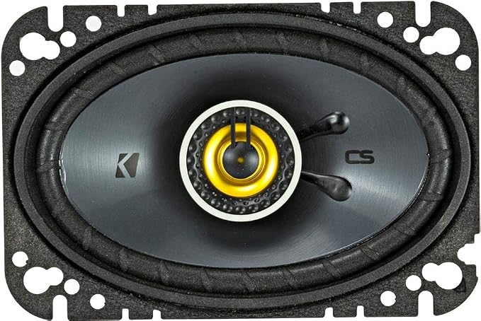 KICKER Speaker Package of 2 Items: CS Series Two 6.5" Coaxial Speakers 4-Ohm & Two 4"x6" Coaxial Speakers 4-Ohm - 1x 46CSC654, 1x 46CSC464