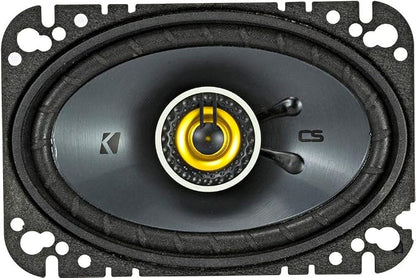 KICKER Speaker Package of 2 Items: CS Series Two 6.5" Coaxial Speakers 4-Ohm & Two 4"x6" Coaxial Speakers 4-Ohm - 1x 46CSC654, 1x 46CSC464
