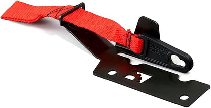BuiltRight Industries Rear Seat Release for 2009–2025 Ford F-150, F-250, F-350, F-450 & Raptor – SuperCab & SuperCrew - Red Strap, Made in USA