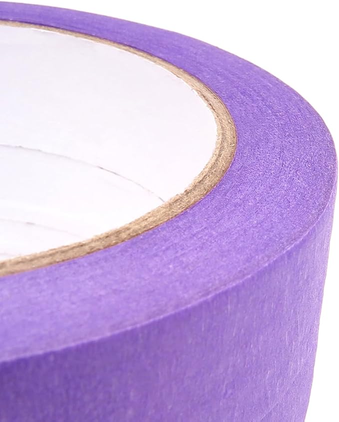 5 Rolls Pinstripe Tape - Masking Tape 1/16", 1/8", 1/4", 1/2", 3/4" - Thin Painters Masking Automotive Tape for DIY, Car, Auto, Paint, Art, Tumblers (Purple)