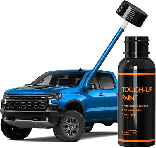 GLT/WA327E Glacier/Bright Blue Touch Up Paint for Chevy, DIY Car Paint Scratch Repair Kit, Automotive Paints, Quick Easy Fix Scratch Repair Compatible with Chevrolet/Silverado/Colorado/Blazer
