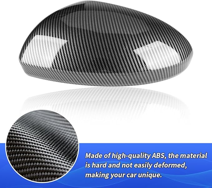 Chrome Carbon Fiber Car Side Door Mirror Trim Cover for Nissan Sentra 2020 2021 2022 2023 2024 2025 Auto Exterior Decorations Accessories Rearview Anti Scratch Protection Panel