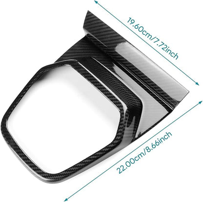 AIRSPEED Hard Carbon Fiber for Toyota GR86 Subaru BRZ 2021 2022 2023 2024 2025 Car Gear Shift Panel Cover Center Console Gearbox Panel Interior Trim Accessories, Black, Automatic Transmission