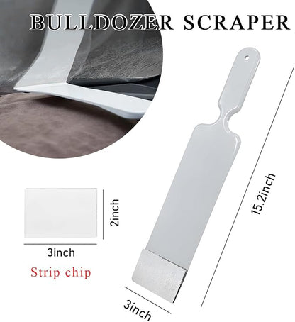 Yourkar Car Paddle Squeegee, Flat Long Handle Window Tint Film Installation Tools, Paddle Scraper for Car Front and Rear Windows Glass Cleaning, Universal Car Accessories