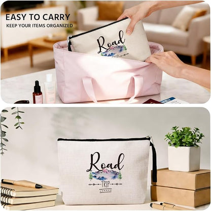 Girls Trip Gifts Favors, Travel Bag for Women Girls Friends Road Trip Essentials Graduation Gifts for Christmas Her Birthday Gifts for Besties