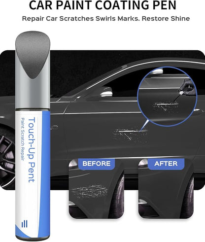UJ Sterling Gray Metallic Touch Up Paint Compatible with Ford Exact Match–Chips and Nicks Touch Up