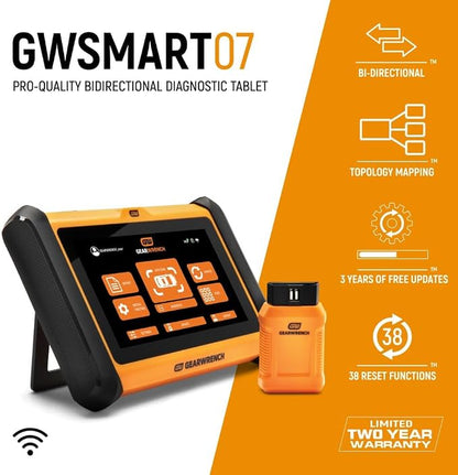 GEARWRENCH 7" Wireless Bi-Directional Diagnostic Scanner Tablet | GWSMART07