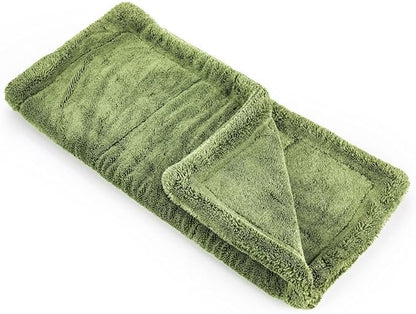 The Rag Company, The Liquid8r M22, Absorbent 70/30 Blend Microfiber Drying Towel for Cars, Trucks, and SUVs, Safe for Detailing, Scratch-Free, Twist Loop, 2200 GSM, 20x20 Inches, Camo