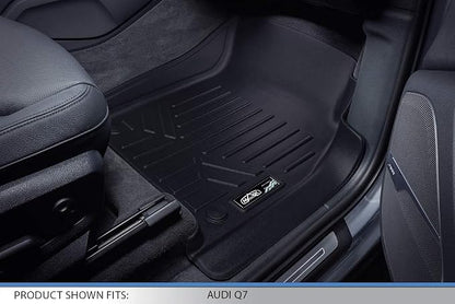 MAX LINER Custom Fit Floor Mats 1st Row Liner Set Compatible with 2017-2025 Audi Q7 / SQ7