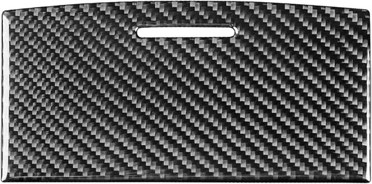 Real Premium Carbon Fiber Decor Decal Car Roof Eyeglasses Organizer Box Sticker Compatible with Dodge Charger 2008 2009 2010 Interior Accessories Trim Black