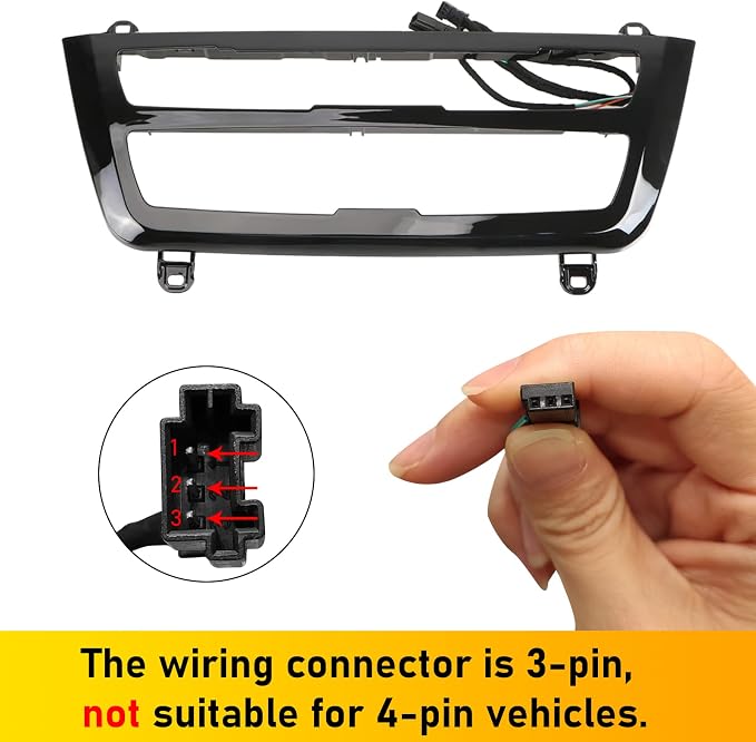 Jaronx Compatible with BMW LED Console Panel Ambient Light for 3 Series F30 F31 4 Series F32 F33, Radio AC Control Panel Replacement Ambient Lights with Dual Color LED Lighting