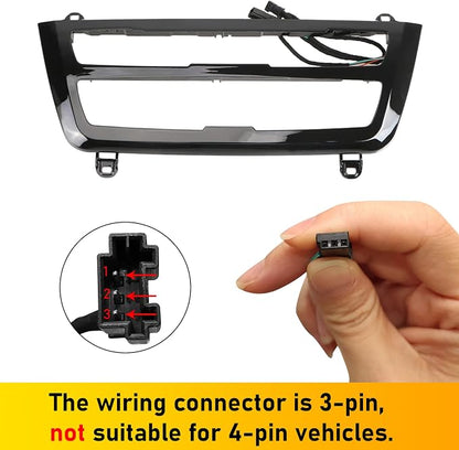 Jaronx Compatible with BMW LED Console Panel Ambient Light for 3 Series F30 F31 4 Series F32 F33, Radio AC Control Panel Replacement Ambient Lights with Dual Color LED Lighting