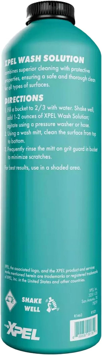 XPEL Wash Solution, 16 oz – pH-Balanced Car Shampoo for Hand Washing, Mitt Application & Spot-Free Rinsing – Safe for Paint Protection Film & Ceramic Coatings