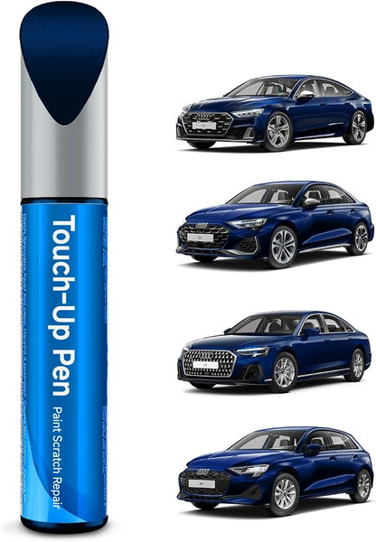 LX5H/2D Navarra Blue Metallic Touch Up Paint Compatible With Audi Exact Match Car Paint Pen Scratch Repair