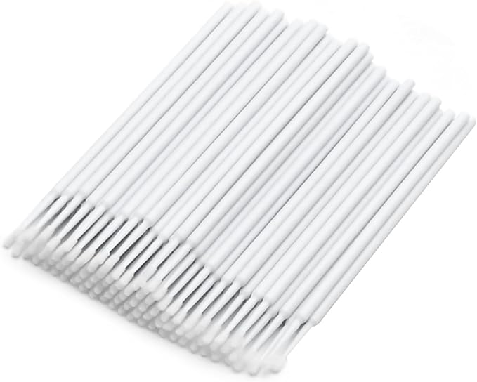 Saihisday Automotive Micro Brush Set - 100PCS 1.2MM Precision Applicators for Car Scratch Repair & Crafts (Non-Chemical Tools)