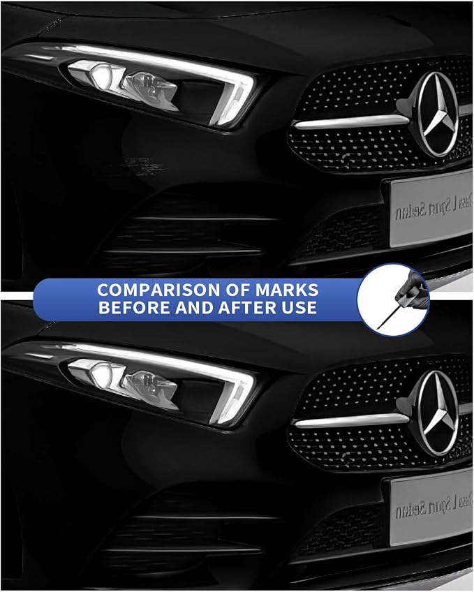 040/9040 Black/Jet Black Touch Up Paint Compatible with Mercedes-Benz Exact Match–Chips and Nicks Touch Up