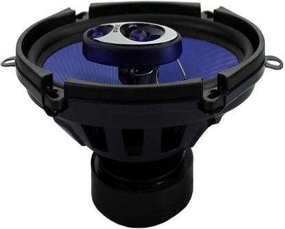 4) New Pyle PL573BL 5x7" 600 Watts 3-Way Car Coaxial Speakers Stereo Blue Four