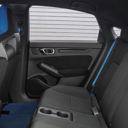 Carbon Fiber Interior Door Panel Cover Compatible with 2022-2026 11th Gen Honda Civic