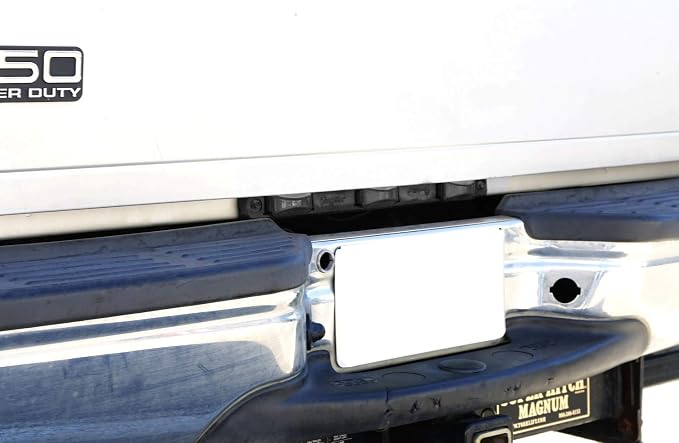 iJDMTOY Smoked Lens 9-LED Rear Truck Bed Mounted Center Tailgate Running Light Bar, Compatible with 1999-2010 Ford F-250 F-350 F-450 DRW, Also Fit Other Truck/Pickup