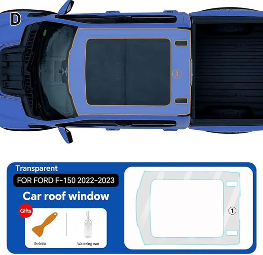 for Ford F-150 2022-2026 TPU PPF Paint Protective Film Custom Fit Clear Coating Paint Protection Film, Scratch Resistant & Self Healing Armor Shield Guard Finishing Accessories for Car Roof Window