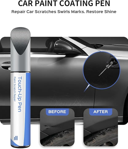 792/9792 Palladium Silver Metallic Touch Up Paint Compatible with Mercedes-Benz Exact Match–Chips and Nicks Touch Up