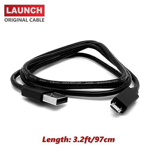 LAUNCH Original USB to Micro USB Charging Cable Replacement Connector X-431 OBD2 Diagnostic Scanner