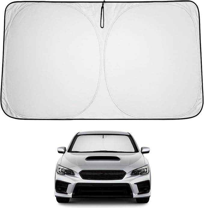 Proadsy 2026 Upgrade Front Windshield Sun Shade Foldable Sunshade Protector Custom Fit 2015-2021 WRX Accessories