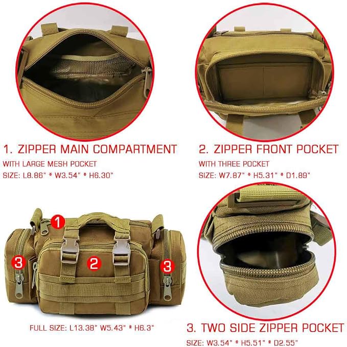 Molle Seat Back Organizer with 5 Pouches, Tactical Seat Covers, Molle Tactical Vehicle Organizers Panel Car Seat Covers Protector for Truck