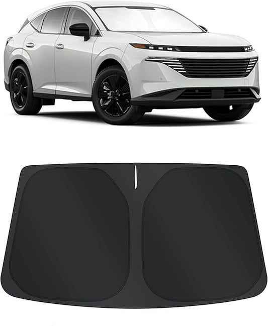 TINGLU Sun Shade for Nissan Murano 2025 2026 Accessories Windshield Sun Shade Window Shade UV Rays Protection Sun Visor Cover with Steering Wheel Sunshade Storage Bag