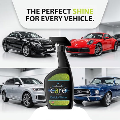 Auto Care Quick-Shine Car Polish Spray, Car Coating Spray for Shine & Protection, Long-Lasting Car Shine, Low-VOC, Professional Car Detailing Supplies, 32 oz