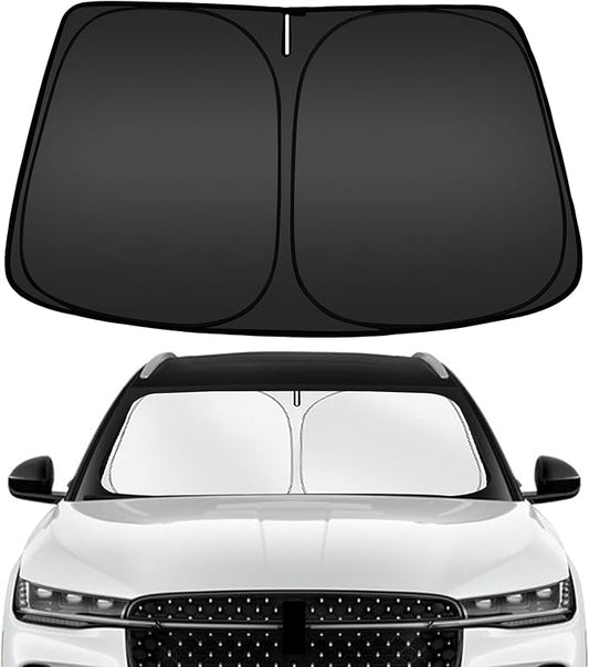 ARISMOTOR Windshield Sun Shade for Lincoln Nautilus 2024-2026, Custom Fit Foldable Front Window Sunshade Sun Visor Protector, Block UV Rays Keep Your Car Cooler