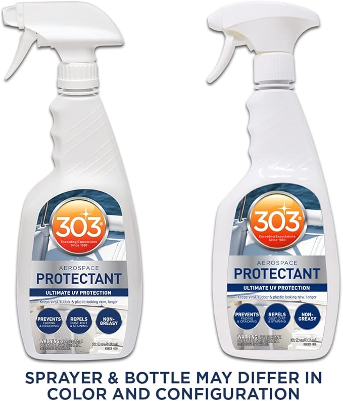 303 Products Aerospace Protectant Size: 32 Oz | Provides UV protection for marine vinyl and surfaces while helping prevent fading, cracking, and staining.
