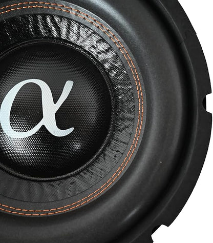 Alphasonik ASW10D AS Series 10" 900 Watts Max / 300 Watts RMS Dual 4 Ohm Car Subwoofer Stamped Steel Basket with Stronium Magnet Non Pressed Paper Cone Audio Speaker Bass Sub Woofer