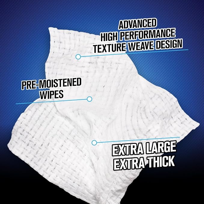 Chemical Guys Total Interior Cleaner & Protectant Canister Wipes, Great for Cars, Trucks, SUVs, RVs, & More (30 Ct) - PMWCSPI22030