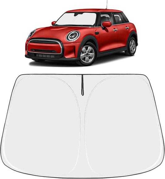 Proadsy 2026 Upgrade Front Windshield Sun Shade Foldable Sunshade Protector Custom Fit 2015-2024 Mini Cooper Cooper S Hardtop 4 Door Accessories