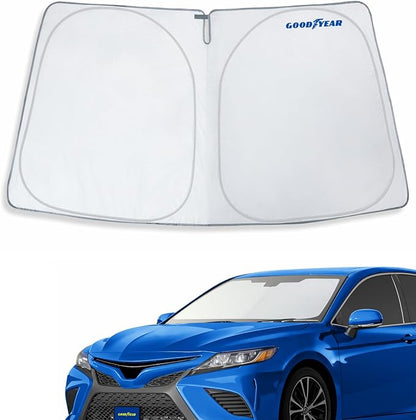 Goodyear Foldable Windshield Sunshade for Toyota Camry 2018-2024, Car Accessories, Sunshade Cover, Sun Shade Car Windshield, Window Sun Blocker - GY008249