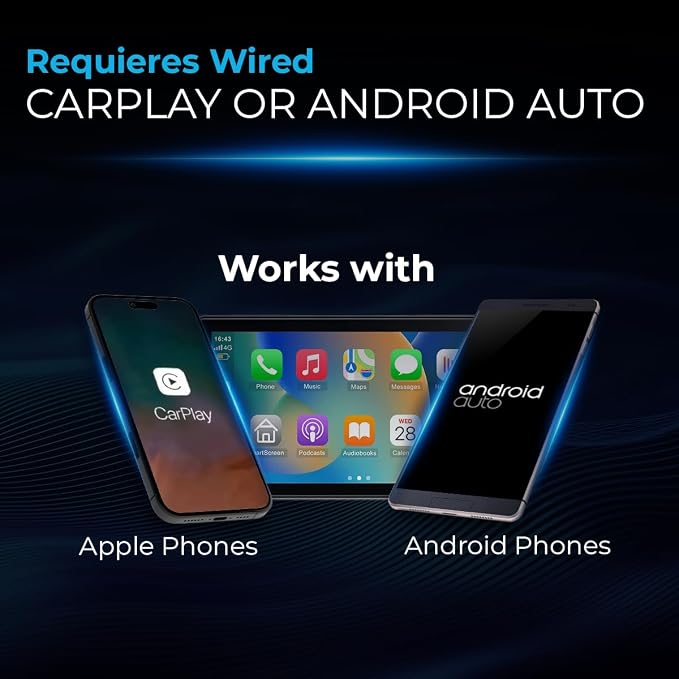 Wireless CarPlay Adapter for iPhone & Android Auto – Plug & Play, Fast Auto-Connect, Compatible with Factory Wired CarPlay, Stable Dual-Band Connection – AutoSky WUA-8PRO