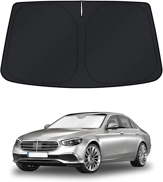 KUST Windshield Sun Shade for Mercedes-Benz S-Class 2015-2025 Window Accessories Shade Sun Visor Foldable Block UV Rays Keep Car Cooler