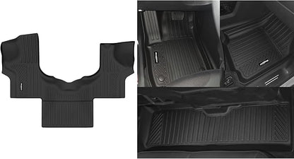 Floor Mats for Chevy Express 2015-2023, All Weather TPE Protector for Chevrolet Express Floor Liner Accessories