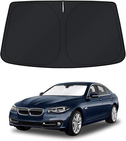 KUST Windshield Sun Shade for BMW 5 Series G30 G31 2017-2021 2022 2023 Window Accessories Shade Sun Visor Cover Foldable Block UV Rays