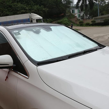 Windshield Sun Shade Compatible with Mercedes-Benz B Class 2020-2022 Foldable Front Windshield Sunshade Protector, Block UV Rays Keep Your Car Cooler